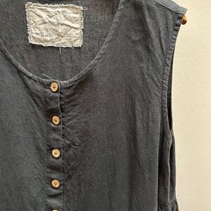 Not Perfect Linen MIDI MAMA Dress